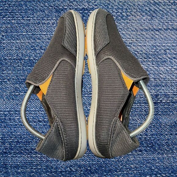 Olukai Nohea Mesh Men’s Size 8.5 Shoe Gray Orange Slip On Loafers 10188–4242  - Picture 5 of 9